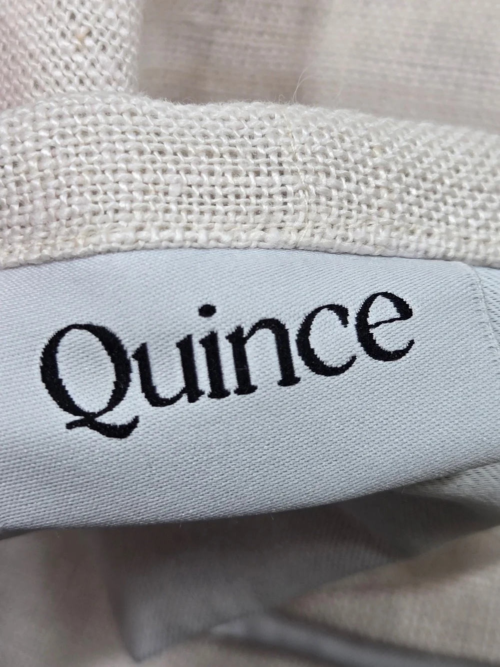 NWT QUINCE Set 2 48x96 Heavyweight European Linen Room Darkening Curtains 0130